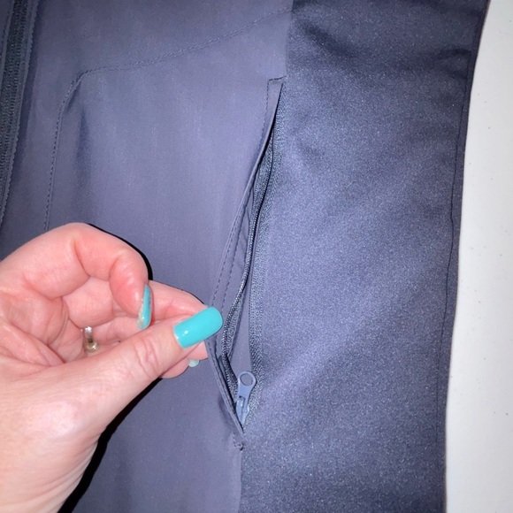 Falls Creek Blue Lightweight Performance Jacket with Zipper and Standing Collar - Picture 10 of 11